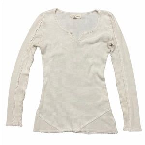 If It Were Me Anthropologie Thermal Top Size M